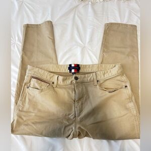 Tommy Hilfiger Men's Beige Slim Jeans